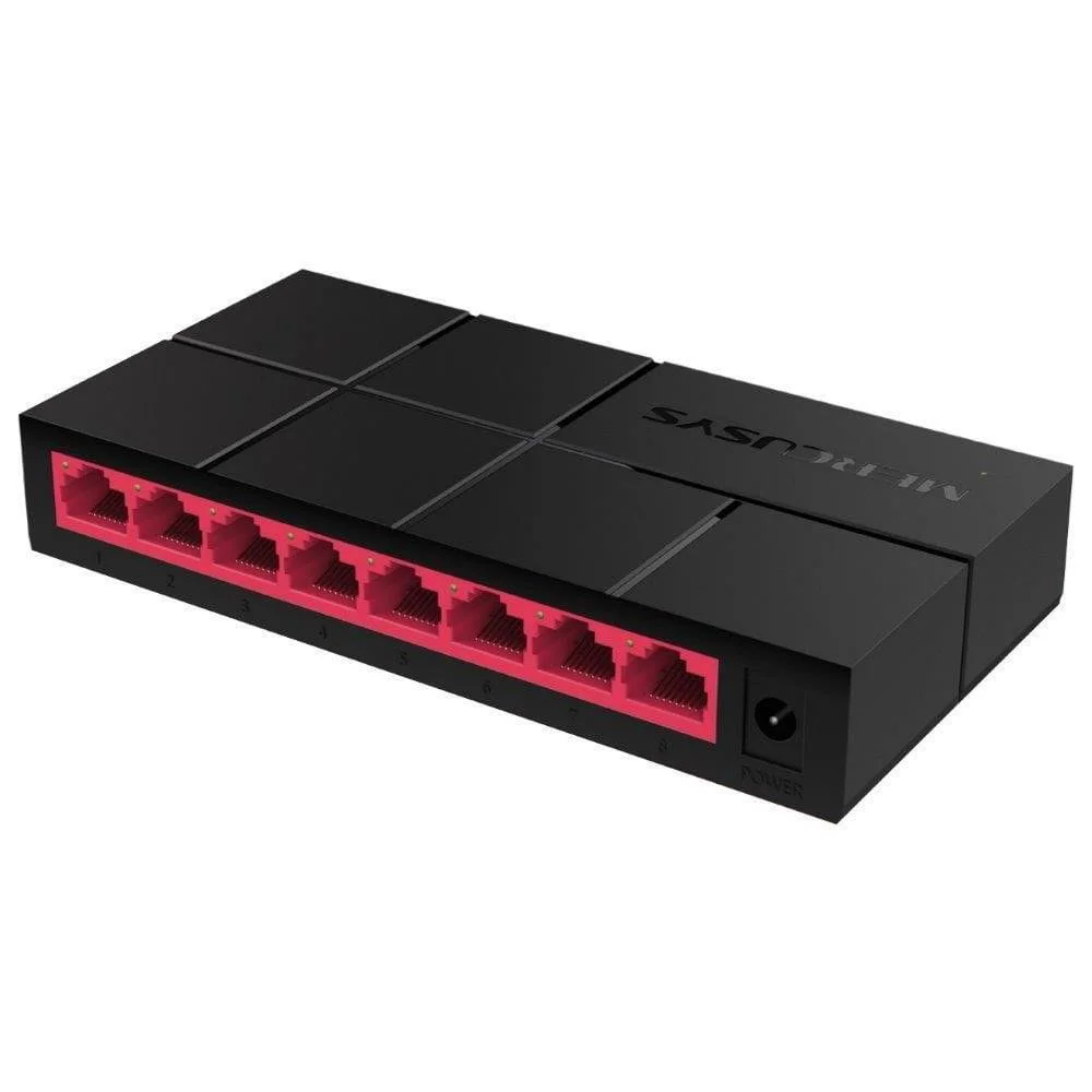 Switch Mercusys Gigabit, 8 Portas– MS108G Switch Mercusys Gigabit, 8 Portas– MS108G