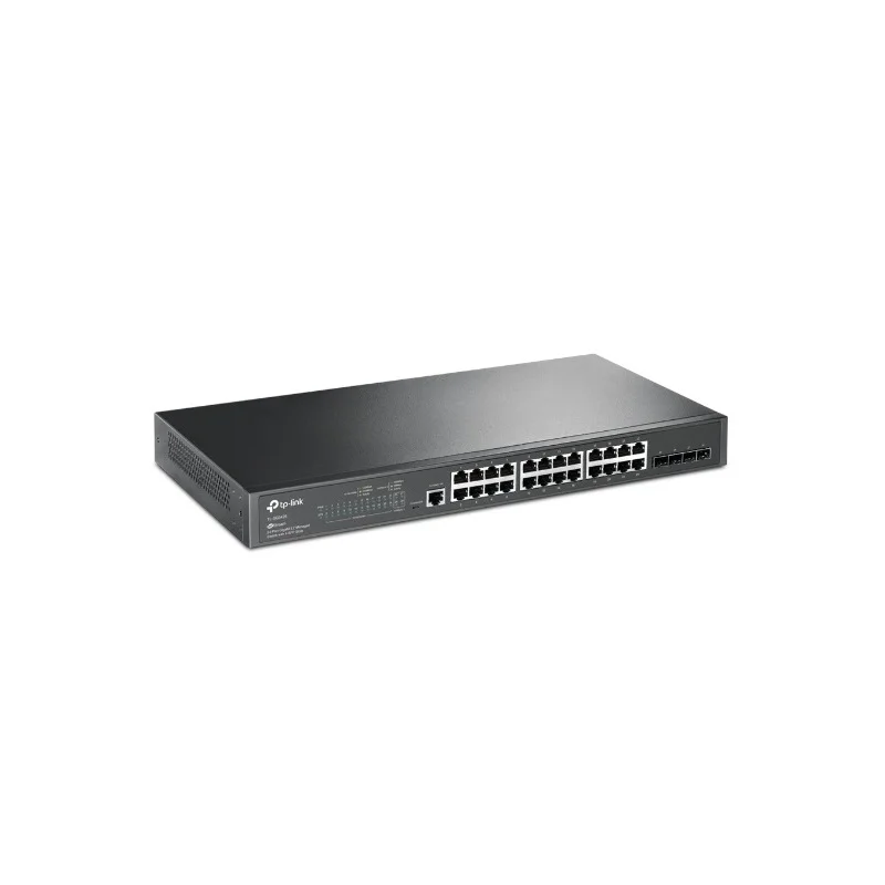 Switch Tp-Link Jetstream, 24 Portas Gigabit, 4 Portas Sfp, Gerenciável - Tl-Sg3428 Switch Tp-Link Jetstream, 24 Portas Gigabit, 4 Portas Sfp, Gerenciável - Tl-Sg3428