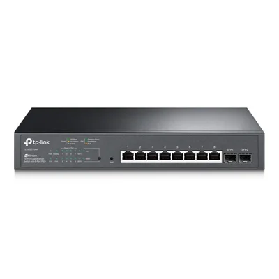 Switch Tp-link Smart Gigabit 10/100/1000MBps 8 Portas Poe+ E 2 Slots Sfp Jetstream - Tl-sg2210mp