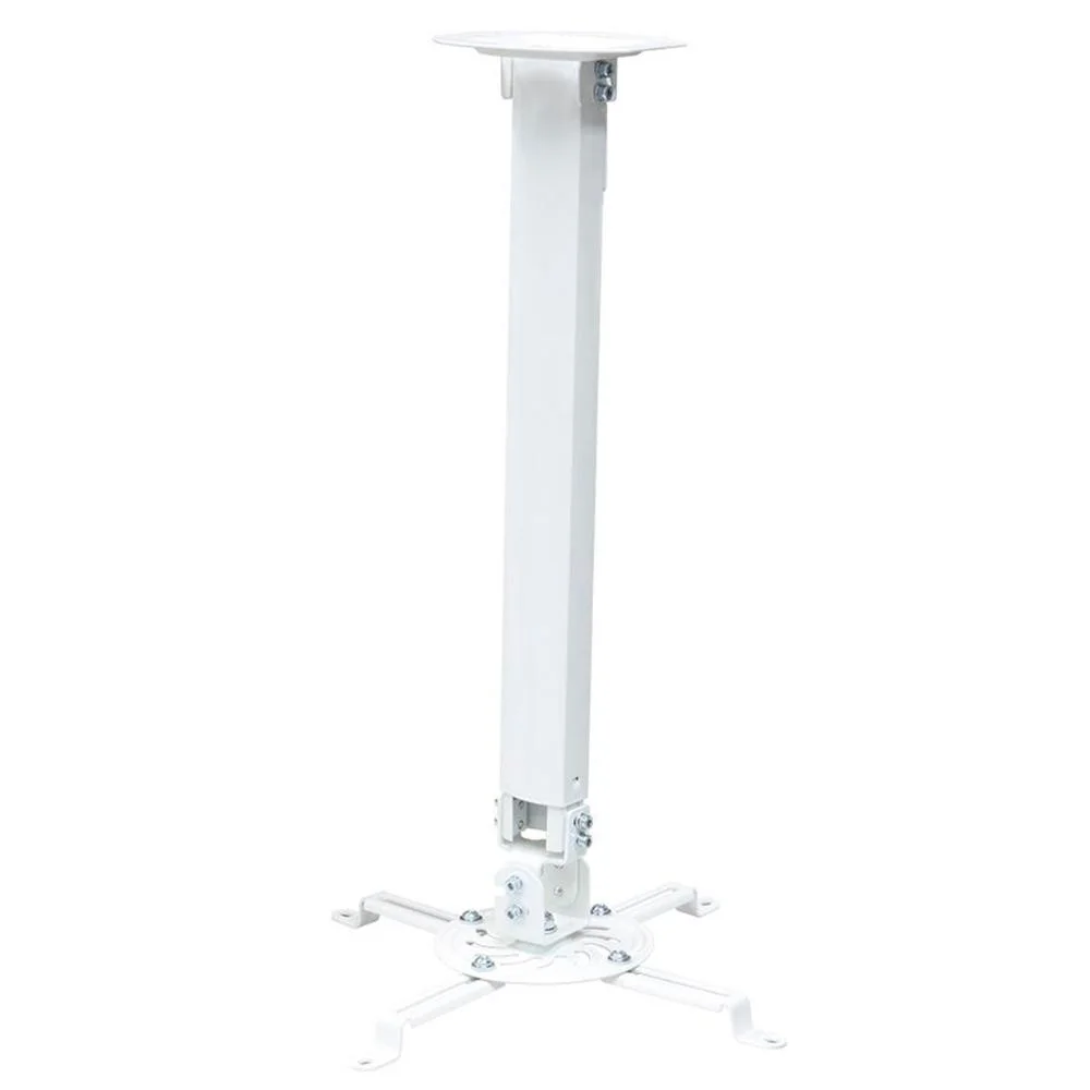 Suporte De Teto Para Projetor Com Extensor, Suporte Até 13,5kg, Rotação 360°, Branco, Pro1100w, Elg
