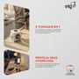 Filtro De Linha Powercube Bivolt, Com 5 Tomadas 10a, Com Proteção Infantil, Cabo 1,5 Metros, Branco E Vermelho, Pwc-x5, Elg