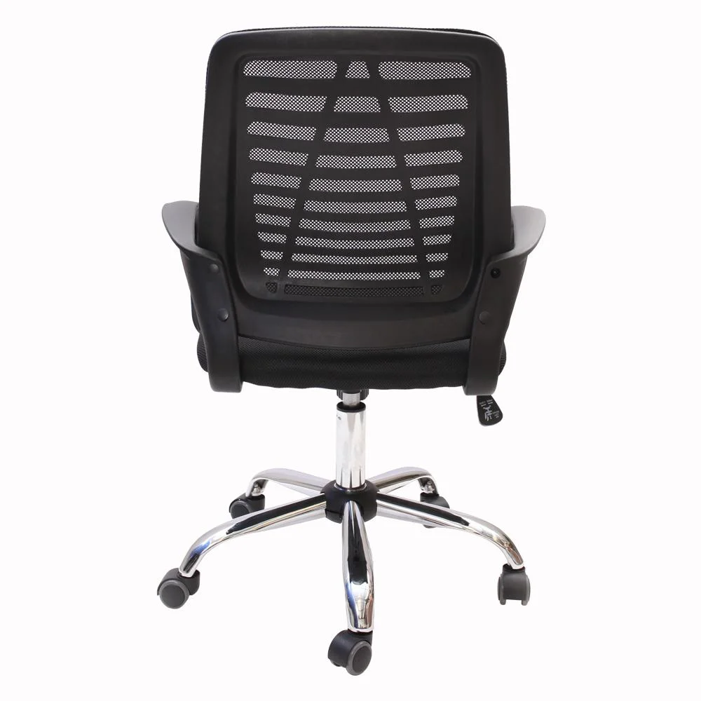 Imagem 2 de 5 do produto Cadeira De Escritório Diretor Tela Mesh Simples Com Sistema Relax Giratória Ribs Preta