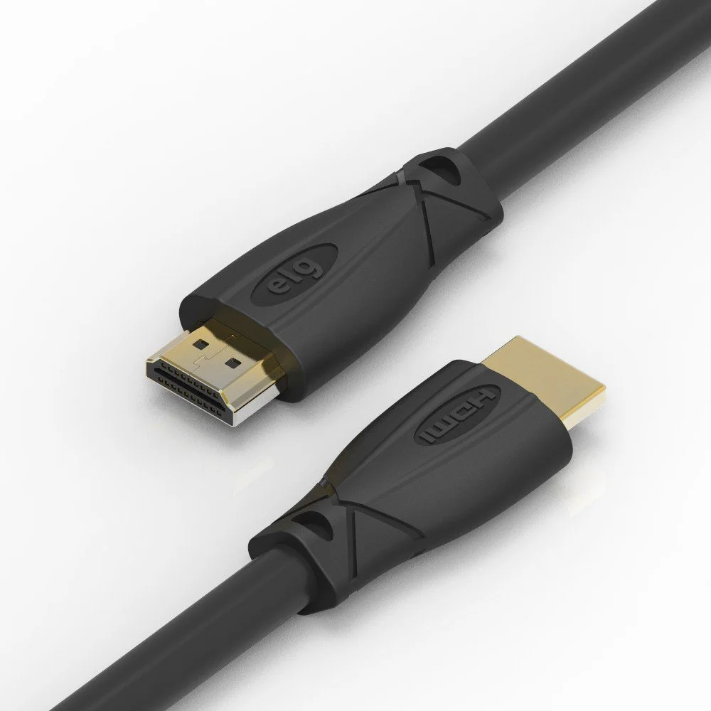 Imagem 2 de 4 do produto Cabo HDMI 2.0v Elg High Speed, Com Ethernet, 10M, 4K, 3D - Hs20100