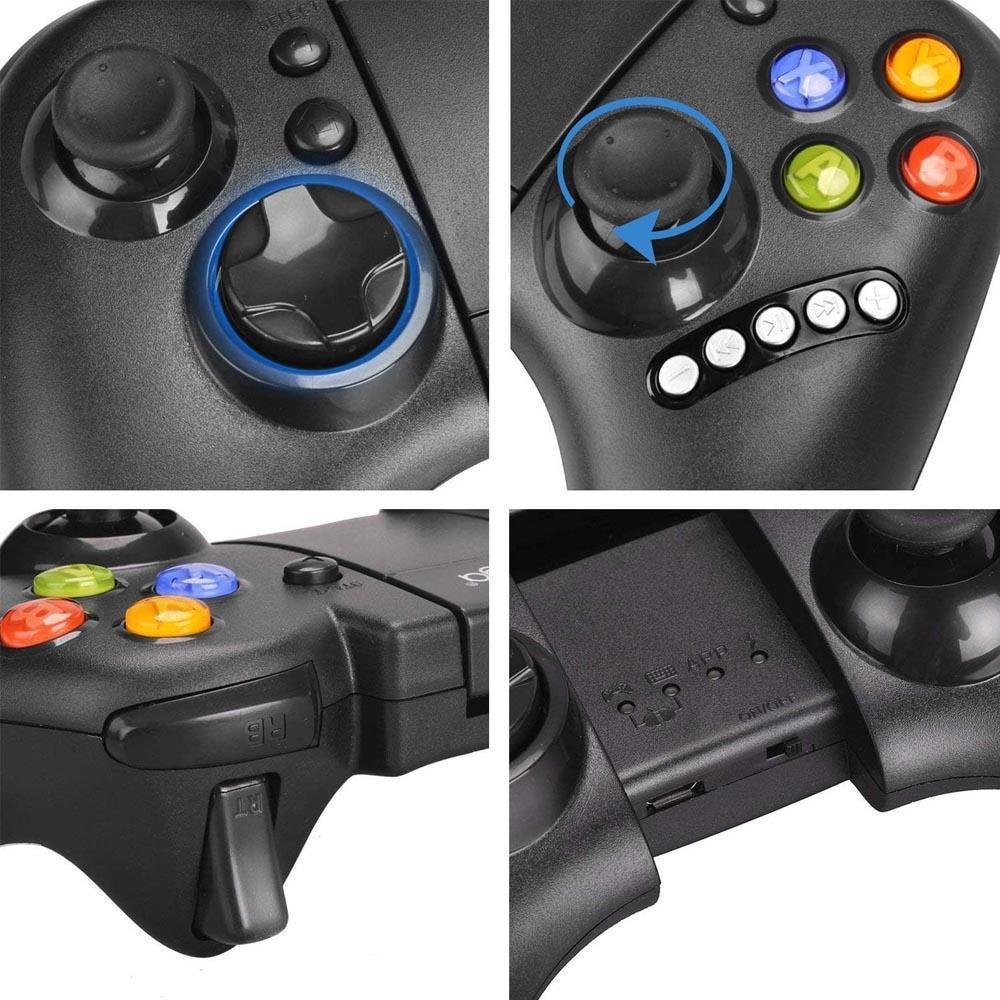Imagem 2 de 5 do produto Controle Bluetooth Joystick Sem Fio XBOX Android Ios Completo 9021