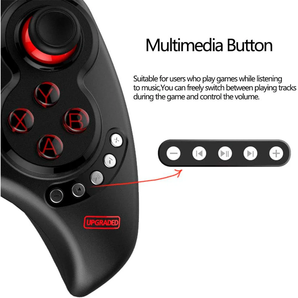 Imagem 4 de 5 do produto Controle Joystick Bluetooth Ipega Pg-9023 Celular Tablet Game