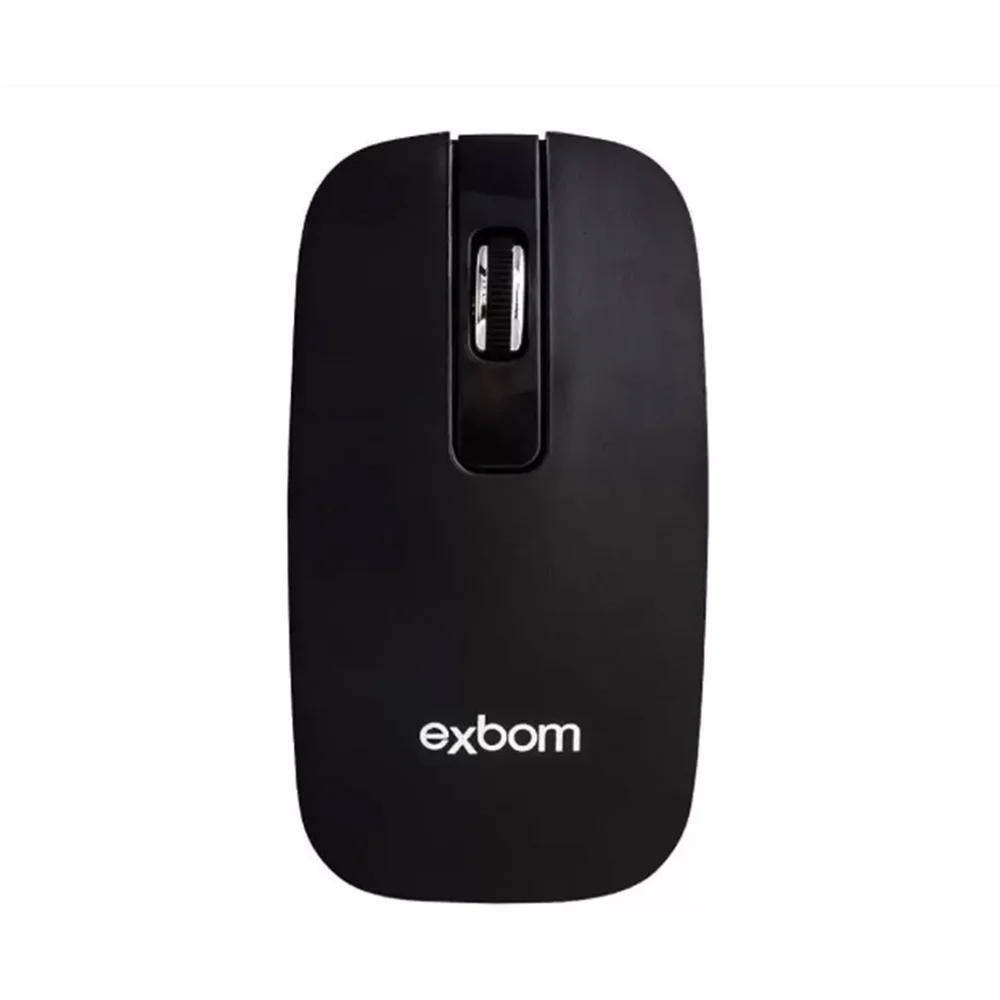Imagem 3 de 5 do produto Kit Teclado E Mouse Sem Fio Exbom Bk-S1000, 1600 DPI, Wireless, Preto