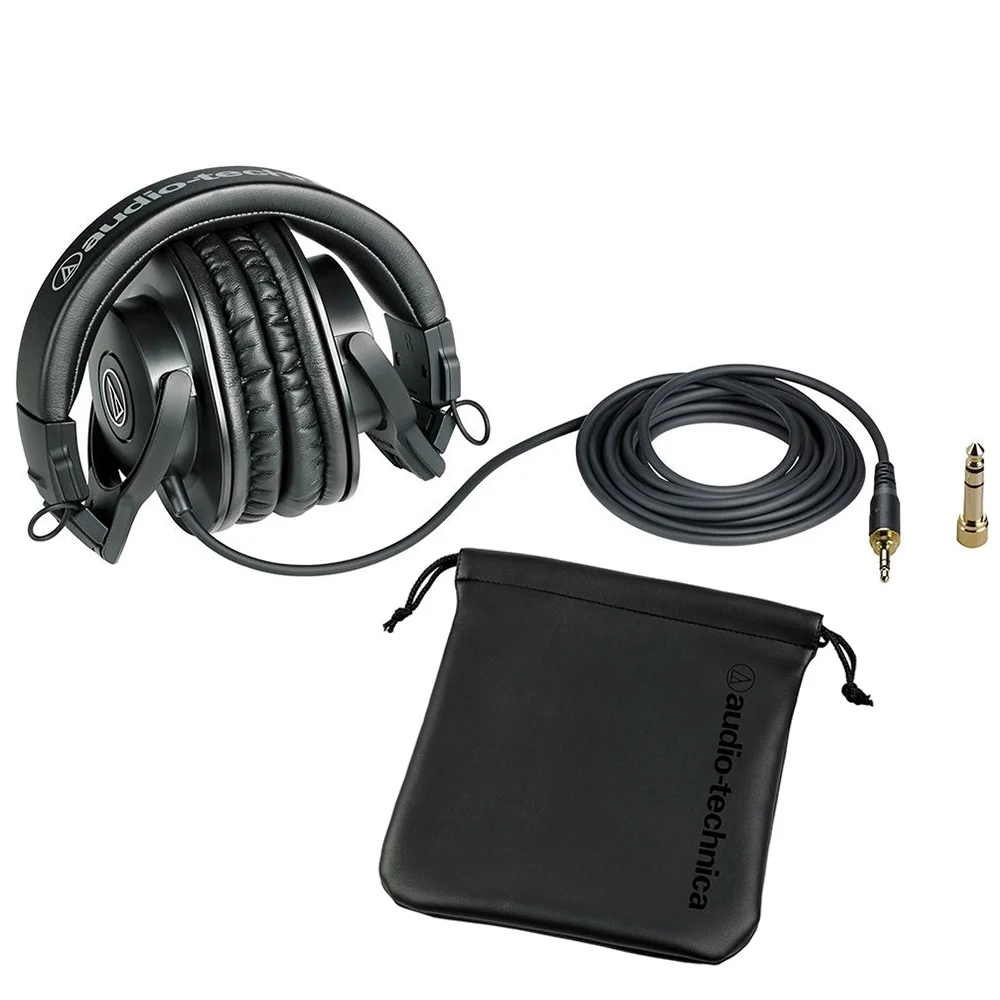 Headset AudioTechnica ATHM30x Profissional KaBuM