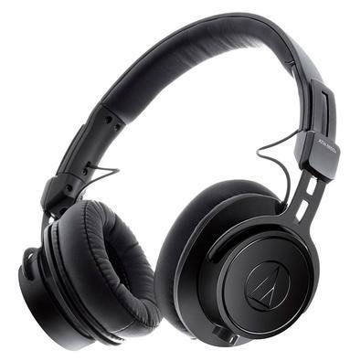 Headset Profissional Monitor de Estúdio Audio-Technica ATH-M60x Preto P2 e P10 Dobrável - ATH-M60x