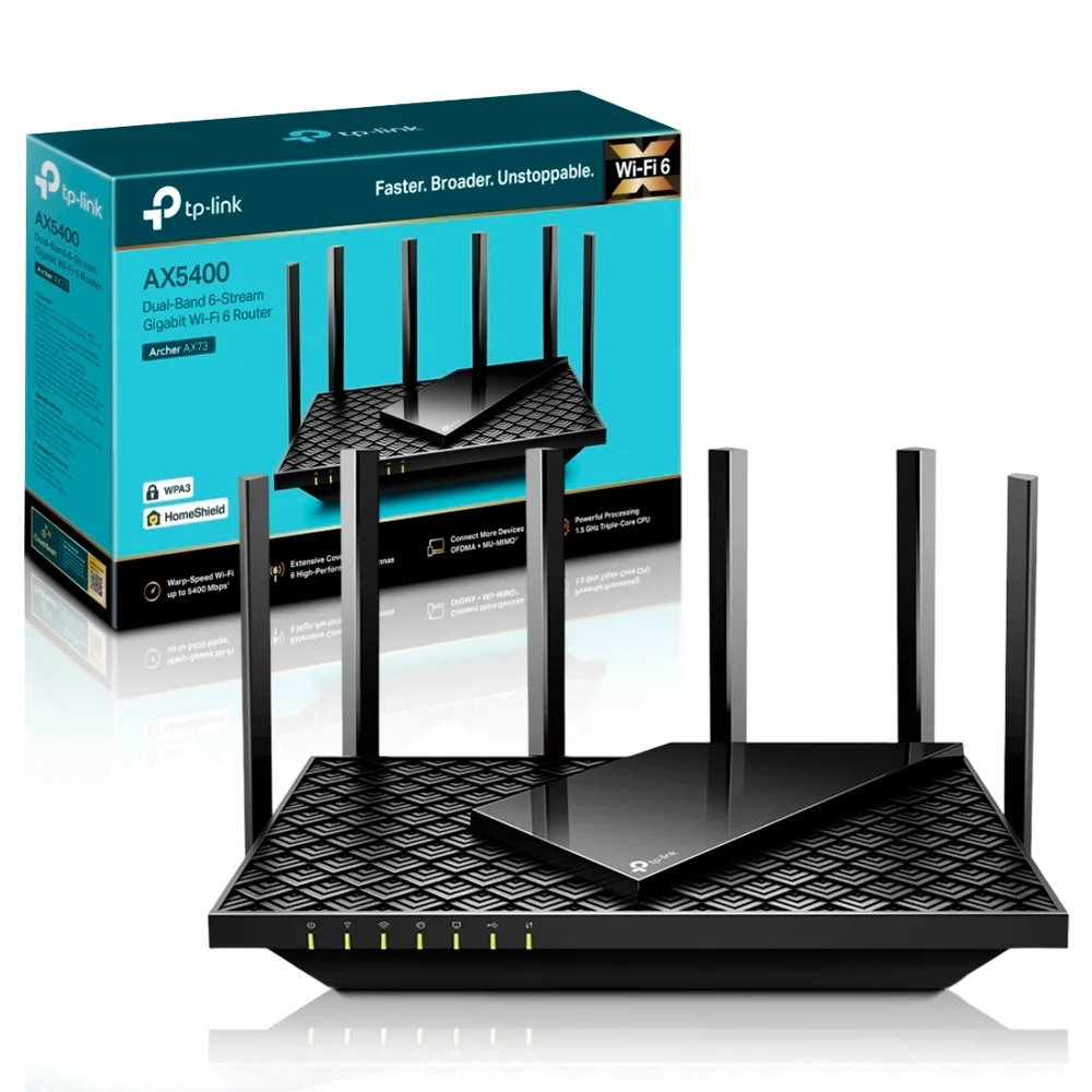 Roteador WiFi 6 Gigabit Ax5400 Dual KaBuM