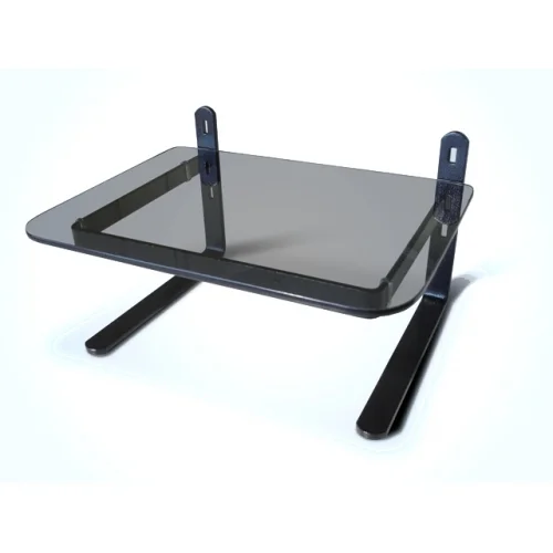 Imagem 2 de 5 do produto Suporte Monitor Office Preto Fume Reliza
