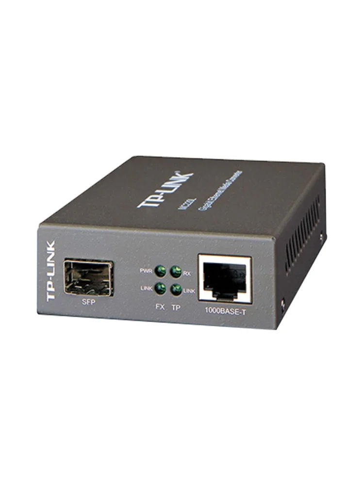 Imagem 2 de 5 do produto Conversor De Mídia Tp-link Mc220l Fibra Óptica Gigabit 10/100/1000MBps Multi Modo/modo Único