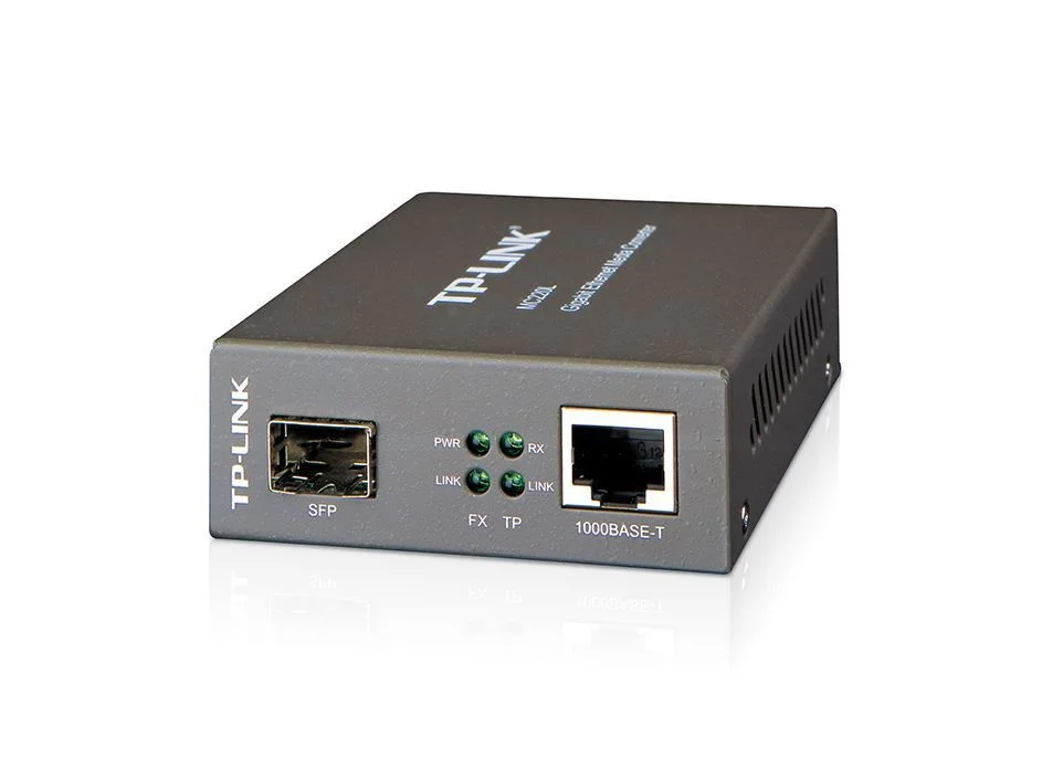 Imagem 4 de 5 do produto Conversor De Mídia Tp-link Mc220l Fibra Óptica Gigabit 10/100/1000MBps Multi Modo/modo Único