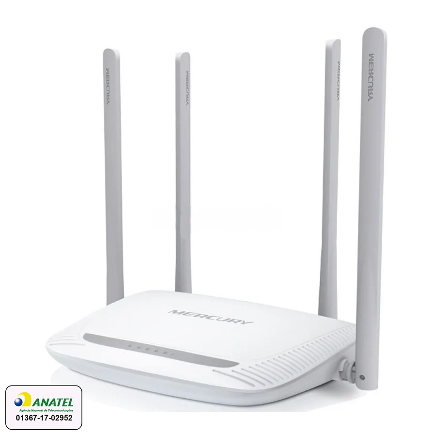 Imagem 3 de 5 do produto Roteador Wireless 300mbps 4 Portas 10/100mbps 4 Antenas 5dbi Mw325r Mercusys