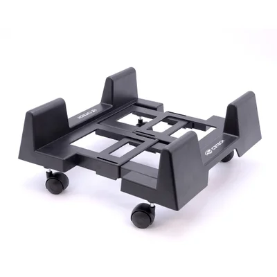 Suporte Para Gabinete C3 Tech Sc-20bk, Com Rodas, Preto