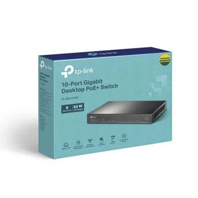 Switch Tp-link 8 Portas Gigabit Poe 2 Slots Sfp - Tl-sg2210p Ppe — foto 6