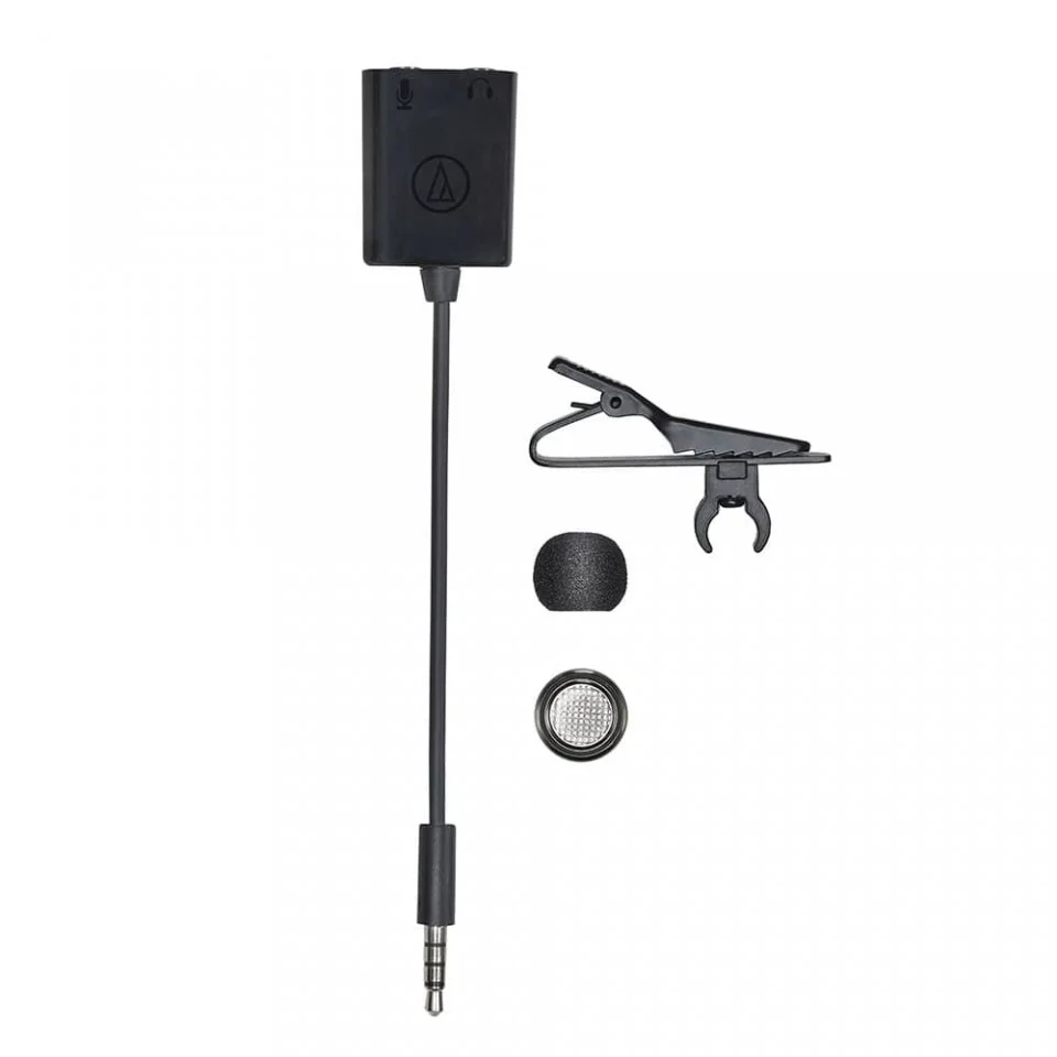 Imagem 4 de 4 do produto Microfone de Lapela Audio Technica Atr3350is Omnidirecional Condensador Com Bateria - ATR3350xiS