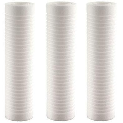 O elemento filtrante Filter Flux é produzido com 100% de polipropileno atóxico. A matéria-prima é aquecida e extrusada em pequenos filamentos que