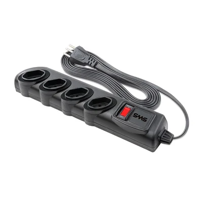 Filtro de Linha, Sms, Bivolt, 4 Tomadas, 3M - 62329