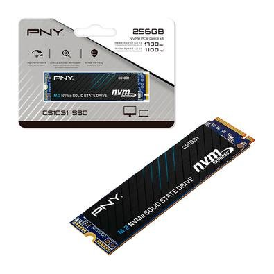 Hd Ssd 256gb Pny Cs1031, M.2 2280, Pcie Gen 3x4 Nvme 1.3, Leitura 1700mb/s, Gravação 1100mb/s
