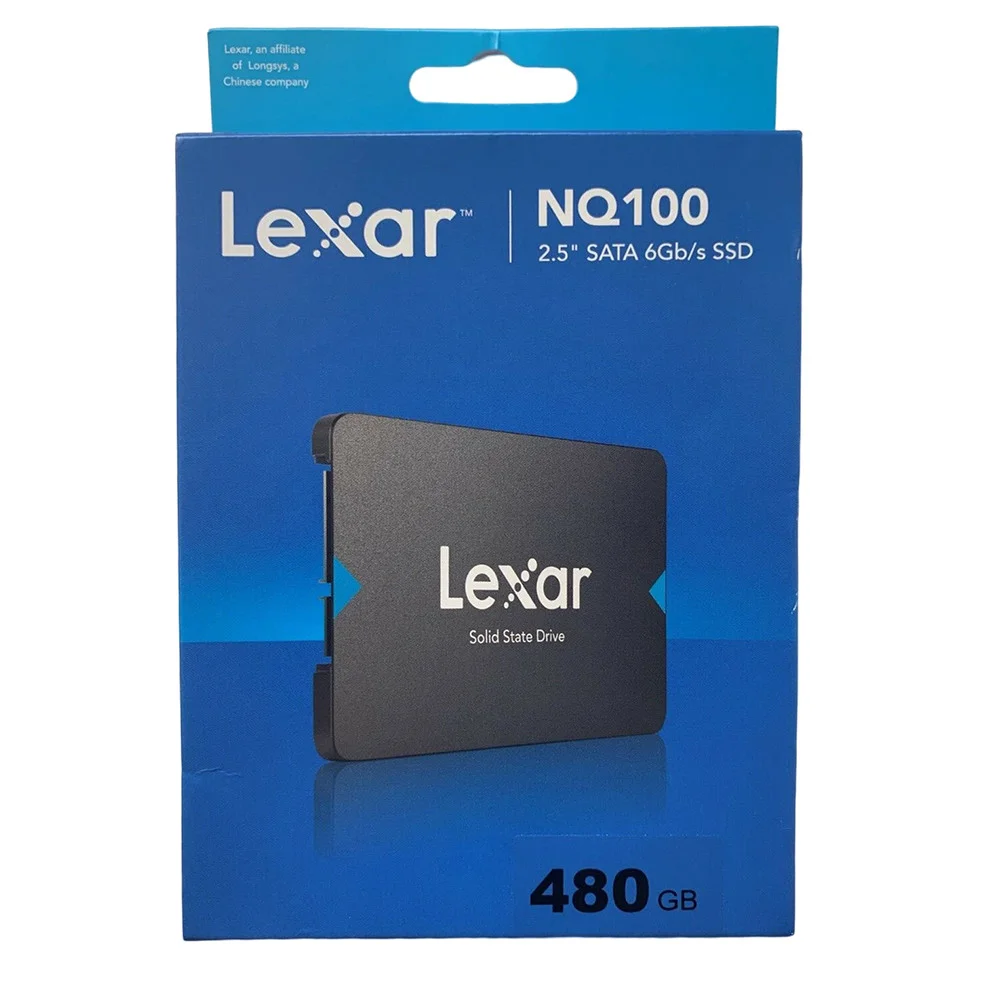 Imagem 3 de 5 do produto SSD Lexar Nq100 240GB, 2.5" SATA 3, Leitura 550MB/S, Gravação 445MB/s - Lnq100x240g-Rnnnu