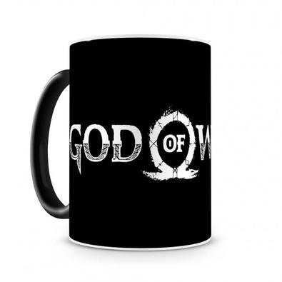 Caneca Mágica God Of War Logo 1 A caneca que está faltando na sua coleção :) Um produto geek feito para especialmente para você! A caneca mágica é t