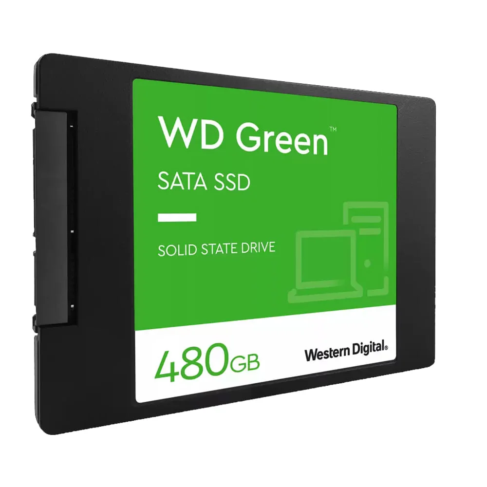 Imagem 2 de 3 do produto SSD WD 480GB, Leitura 545MB/s E Gravação 430MB/s, 2.5p, SATA 3 - Wds480g2g0a