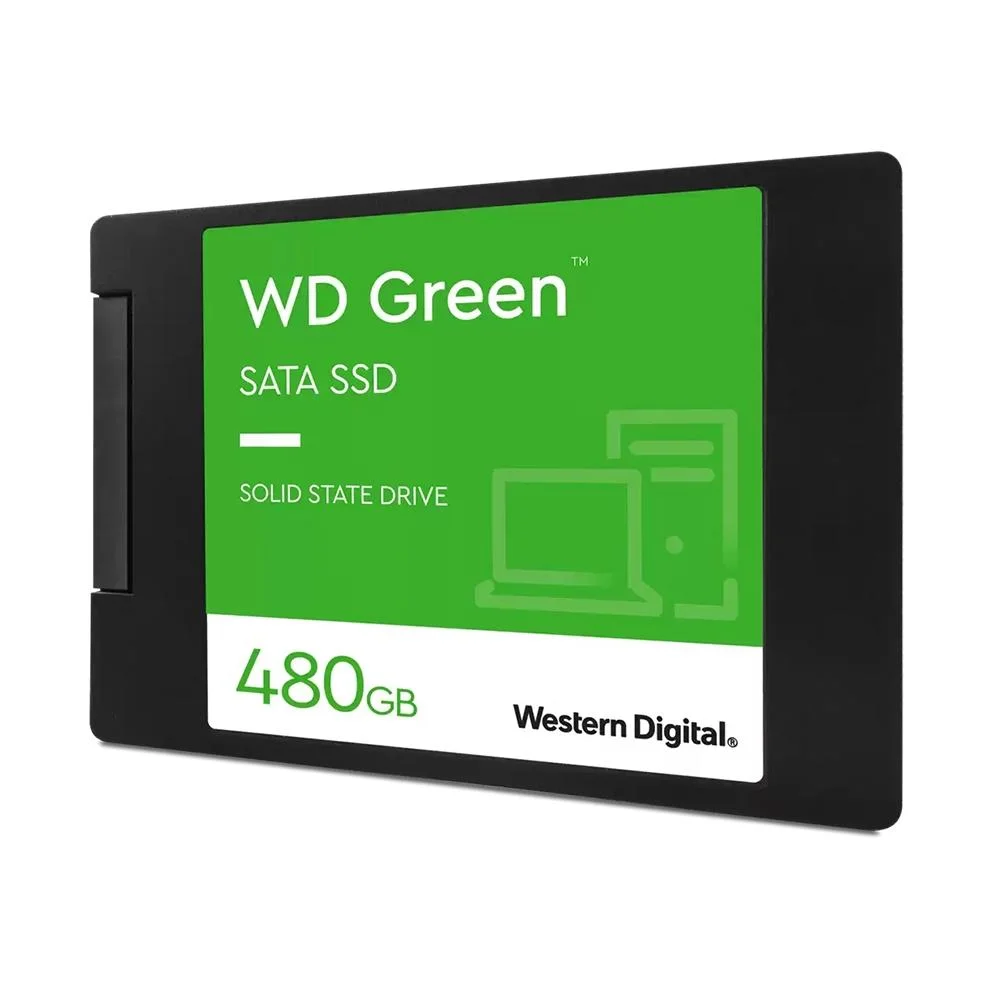 Imagem 3 de 3 do produto SSD WD 480GB, Leitura 545MB/s E Gravação 430MB/s, 2.5p, SATA 3 - Wds480g2g0a