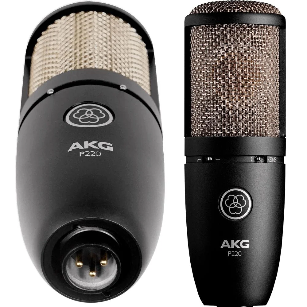 AKG P220 コンデンサーマイク① Microfone Akg P220 Condesador Profissional KaBuM