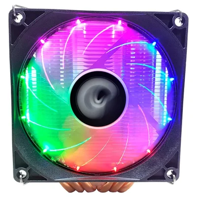 Cooler Para Processador Rise Mode G800, RGB, Dual FAN 90mm - RM-AC-08-RGB