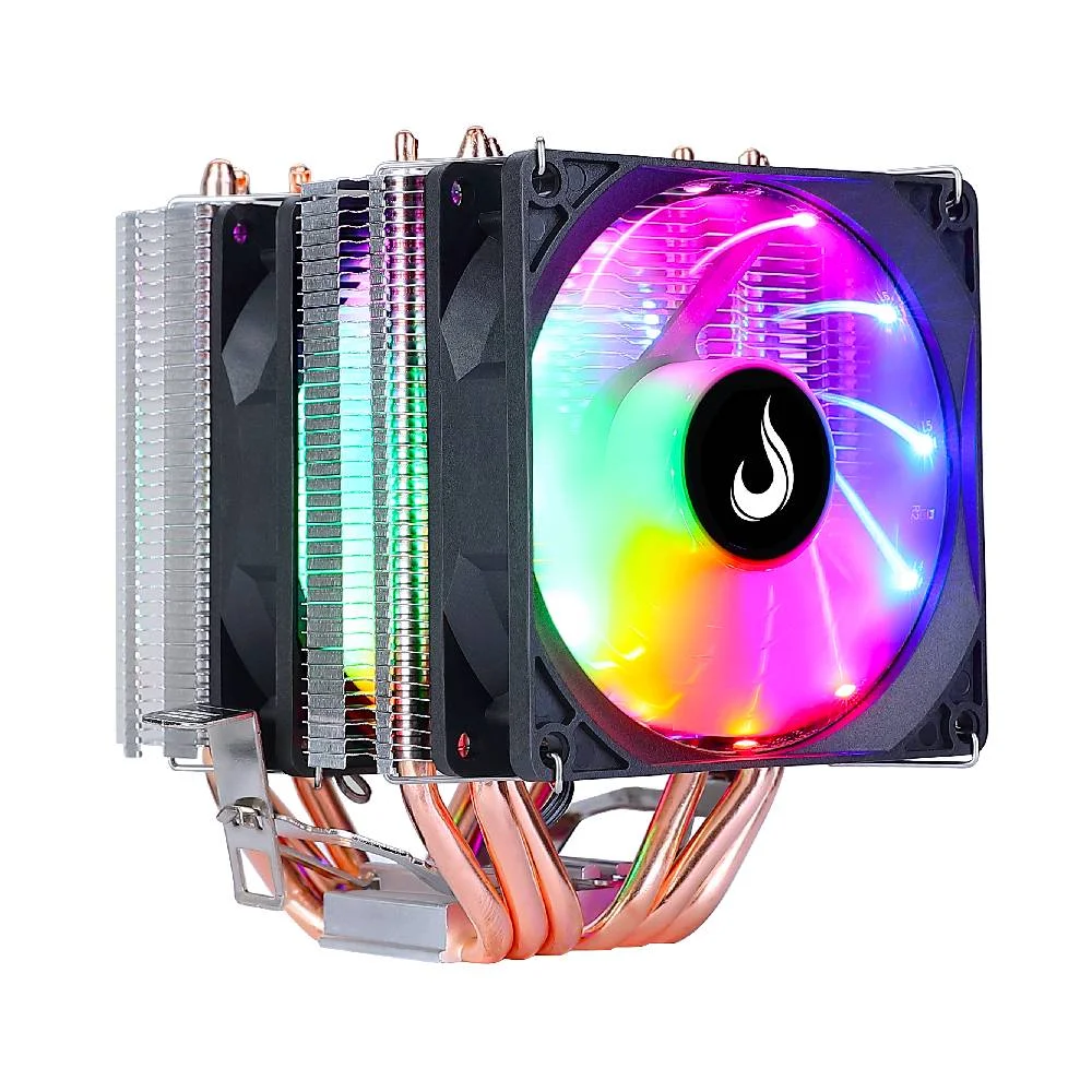 Air Cooler Rise Mode Gamer G800 RGB AMD/Intel 90mm Preto - RM-AC-O8-RGB
