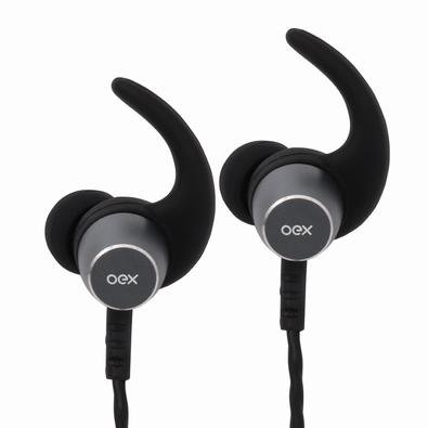 Fone De Ouvido Esportivo Bluetooth Oex Drift Fn409 - Cinza | KaBuM!