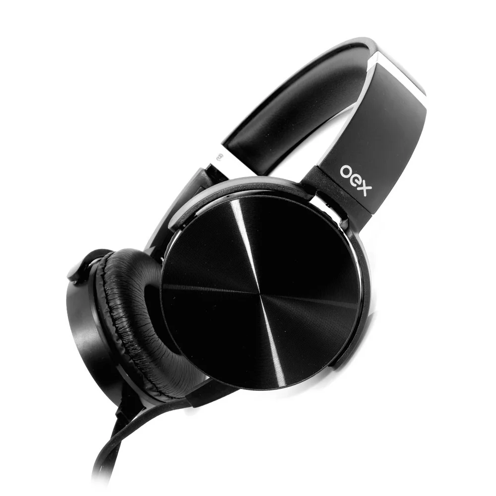 Imagem 3 de 5 do produto Fone De Ouvido Oex Cosmic Com Microfone P3 3,5mm Preto - Hs208