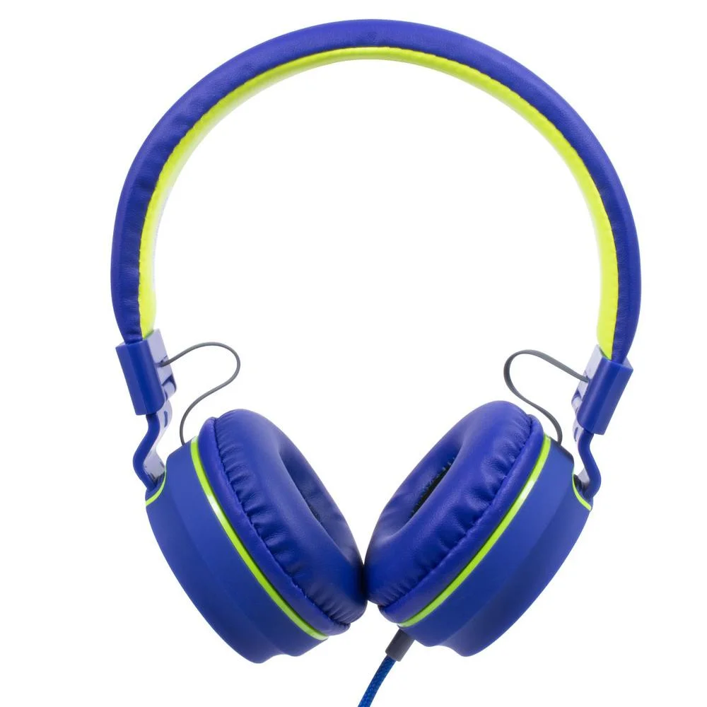 Imagem 4 de 4 do produto Fone De Ouvido Com Microfone Hs107 Fluor Az/vd Cabo 1,4m