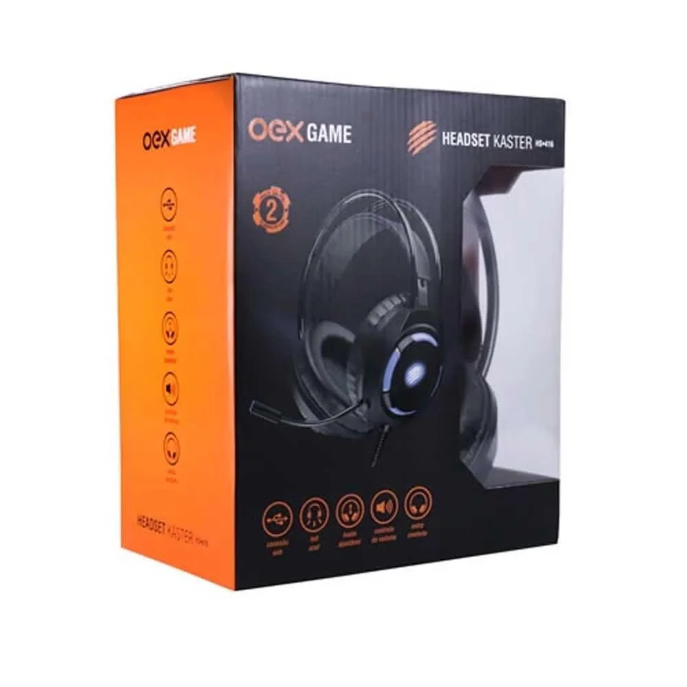 Imagem 3 de 4 do produto Headset Kaster Hs416 Preto