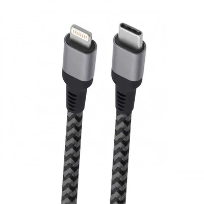 Cabo Lightning Geonav Liuc01 USB-C De Nylon Trancado 1.5m