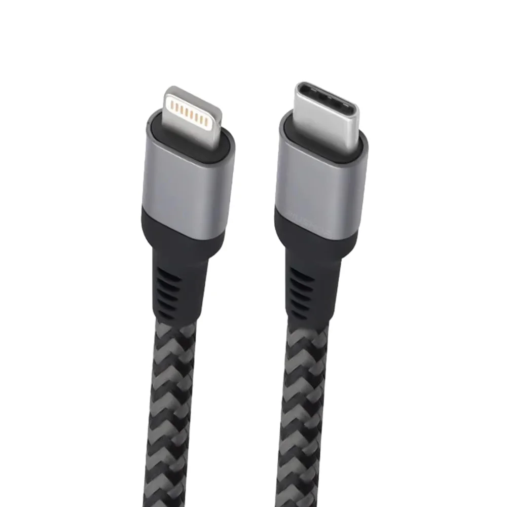 Imagem 3 de 5 do produto Cabo Lightning Geonav Liuc01 USB-C De Nylon Trancado 1.5m
