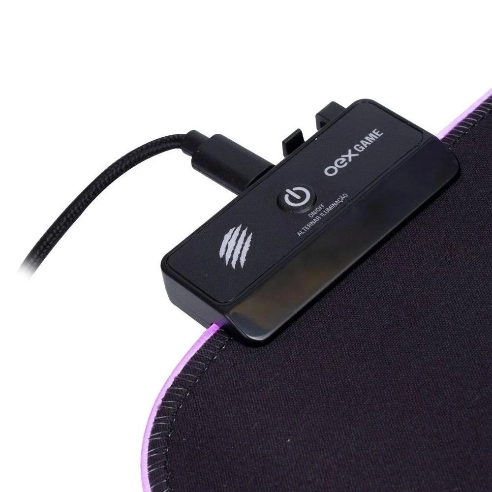 Imagem 4 de 5 do produto Mousepad Gamer Com Led - Big Glow Mp311 Speed - Grande