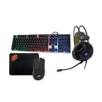 Kit Gamer, Teclado, Headset, Mouse e Mousepad Argos 2.400dpi.