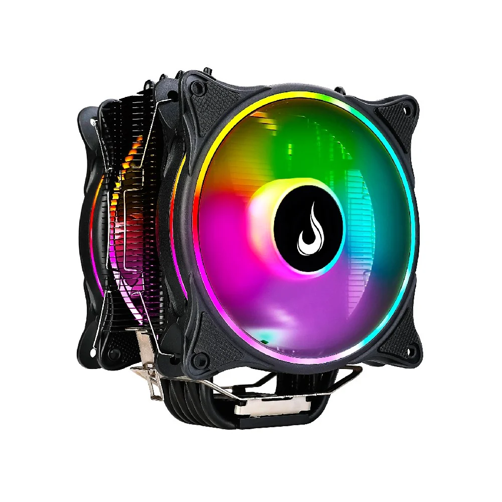 Imagem 2 de 5 do produto Cooler Para Processador Rise Mode, ARGB, Dual FAN 120mm - RM-ACW-01-RGB.