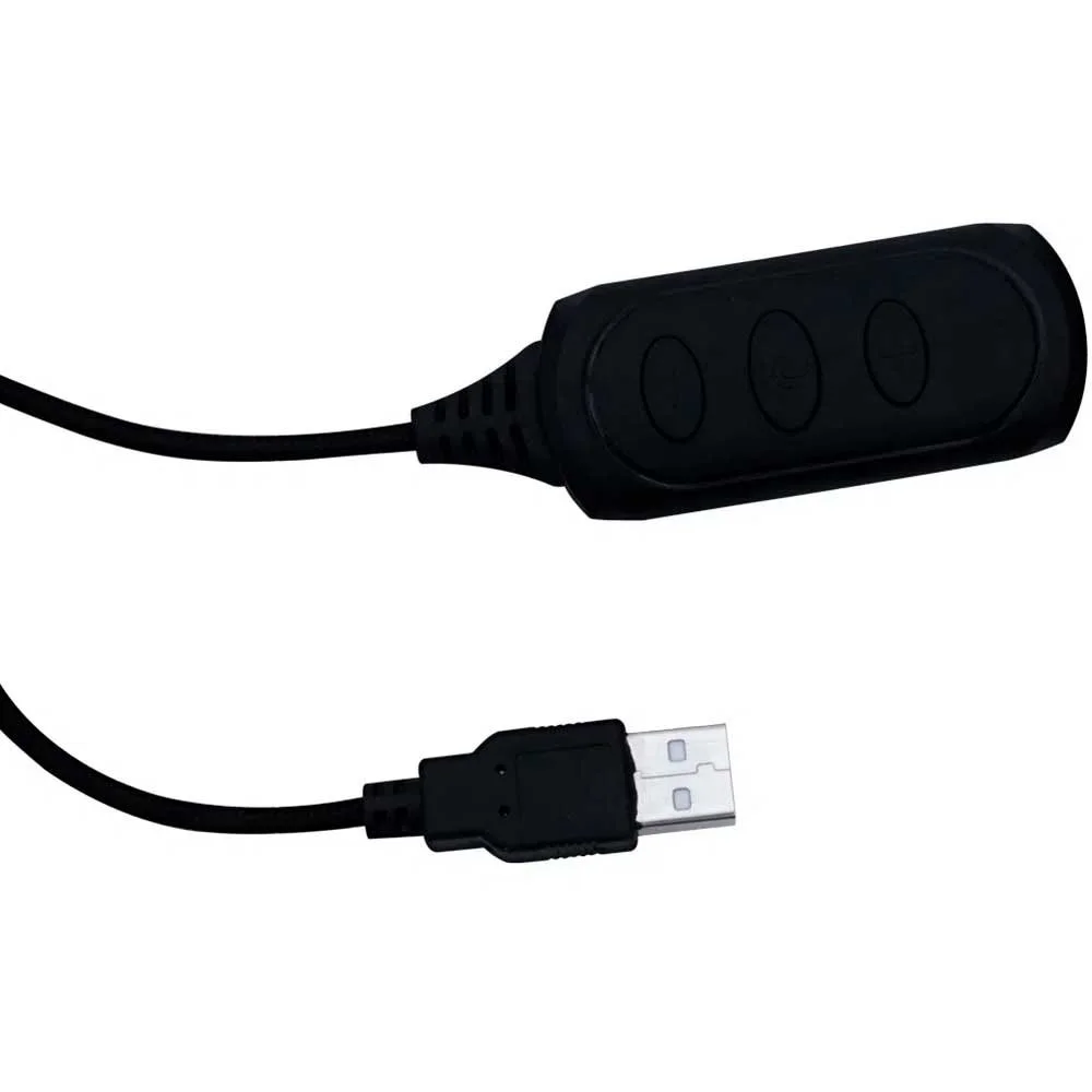 Headset Gamer Oex Game Brutal, LED Laranja, 7.1 Virtual Surround, USB, Preto - HS412