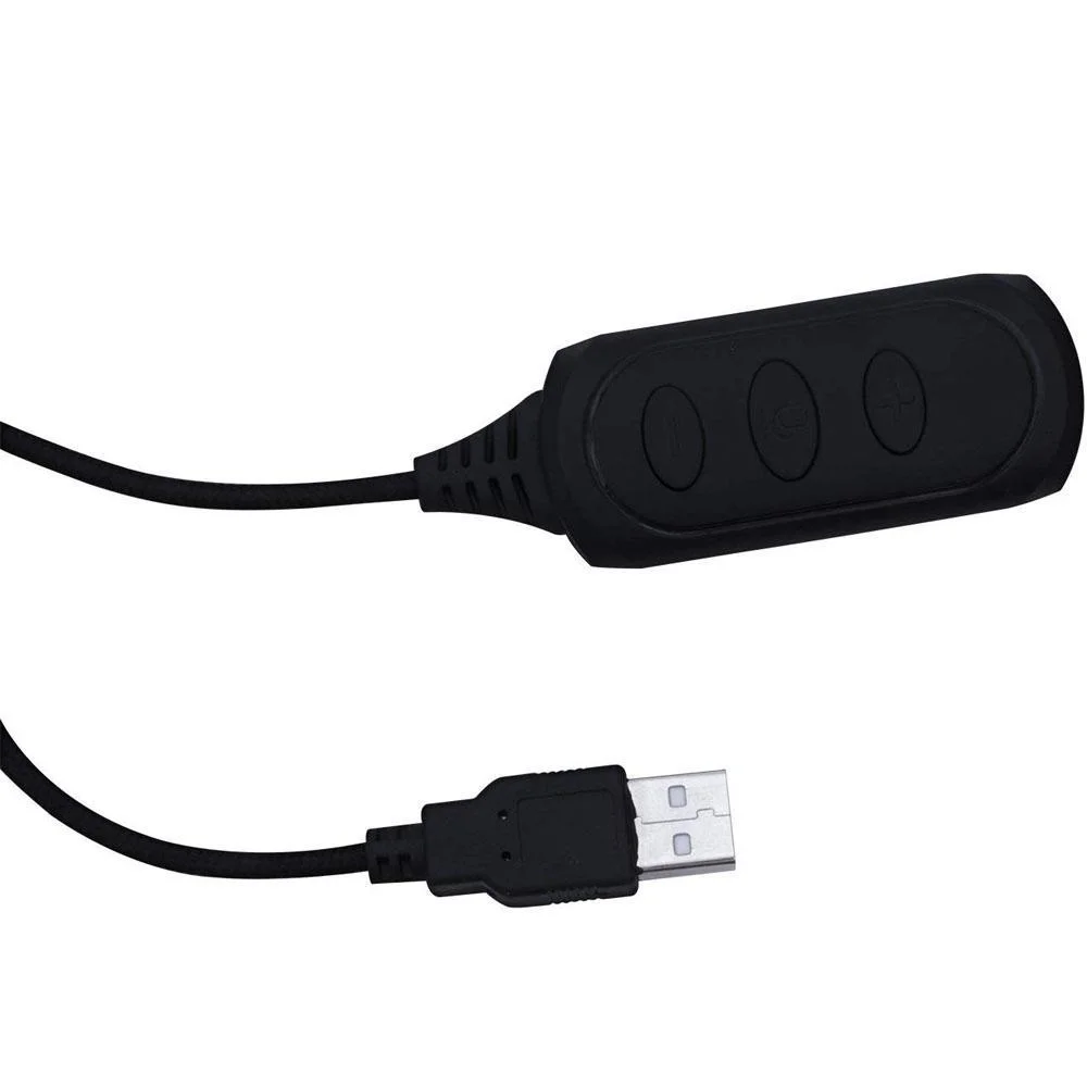 Headset Gamer Oex Game Brutal, LED Laranja, 7.1 Virtual Surround, USB, Preto - HS412