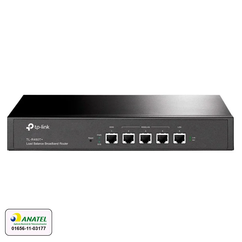 Imagem 2 de 5 do produto Roteador TP-Link Load Balance Broadband - TL-R480T+