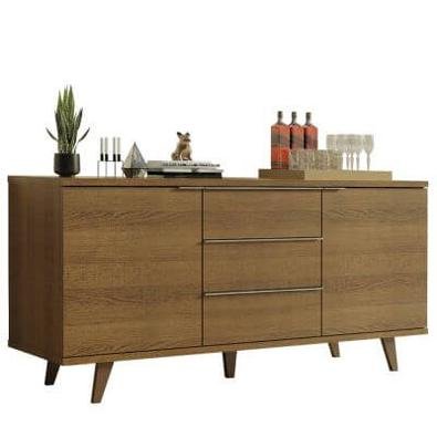 O Buffet Aparador 7014 da Madesa se encaixa perfeitamente em ambientes com os mais variados tamanhos. Isso porque possui total aproveitamento interno,