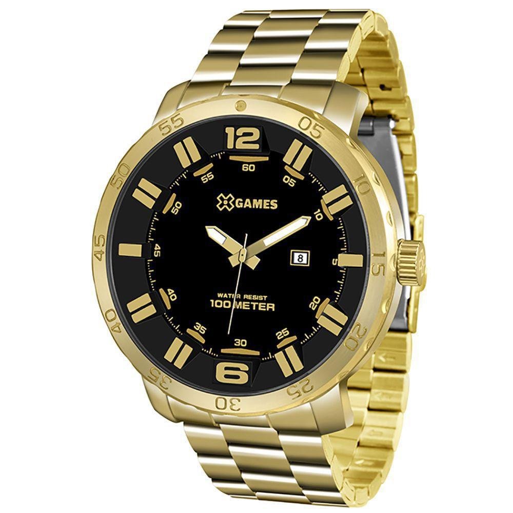 Relógio X Games Xteel Masculino Xmgs1022 P2kx Dourado | KaBuM!