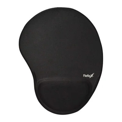 Mouse Pad Reflex Com Apoio de Pulso Ergonômico Preto