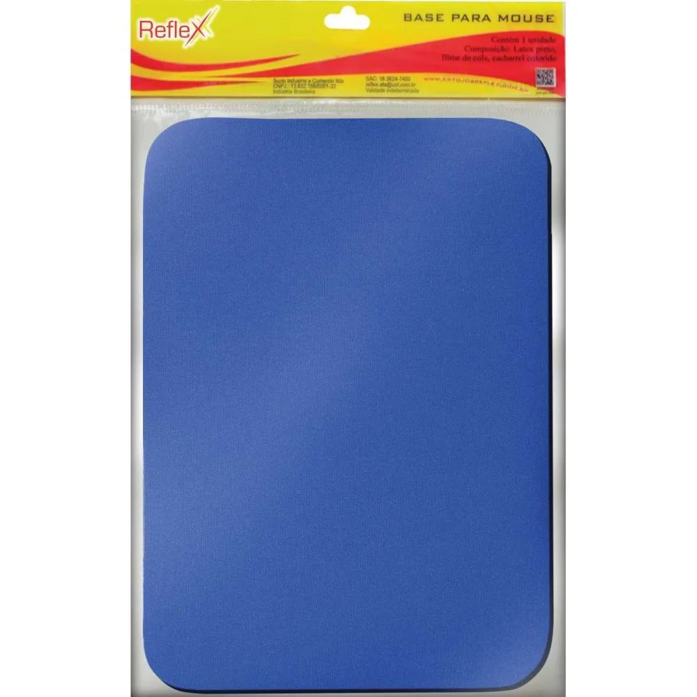 Mousepad Azul Antiderrapante em Tecido - Reflex Mousepad Azul Antiderrapante em Tecido - Reflex
