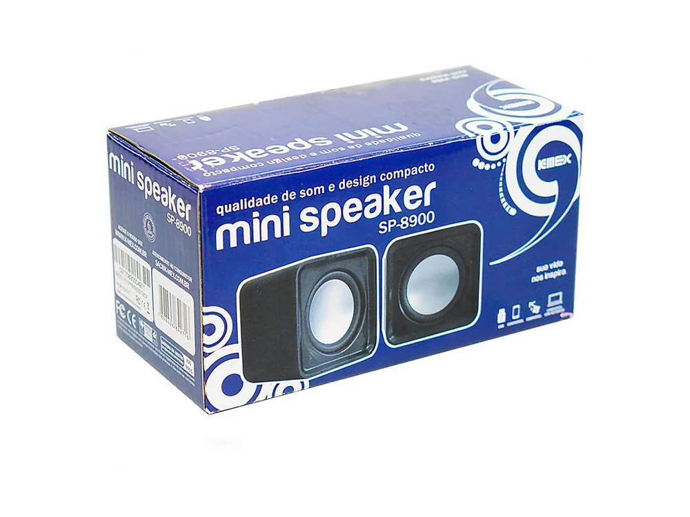 Caixa De Som Kmex Sp8900 Usb Preto 2w2w Rms