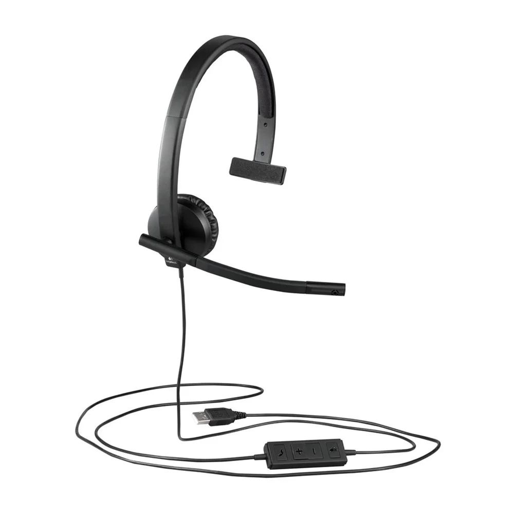 Imagem 4 de 4 do produto Headset Logitech H570e Mono Usb Vc - 981-000570
