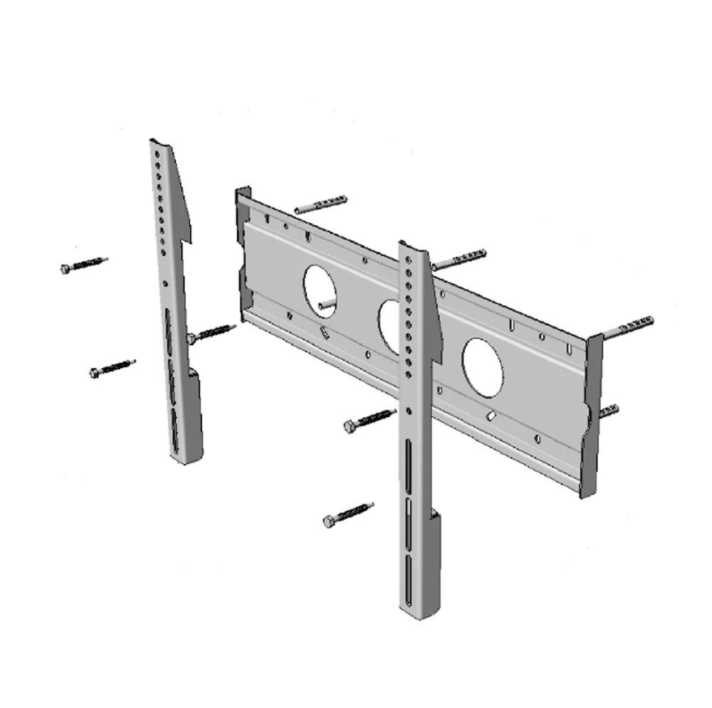 Imagem 2 de 2 do produto Suporte De Parede Fixo Para Tvs De 60 ''À 90'' Preto - Mf3580bk - Airon Flex