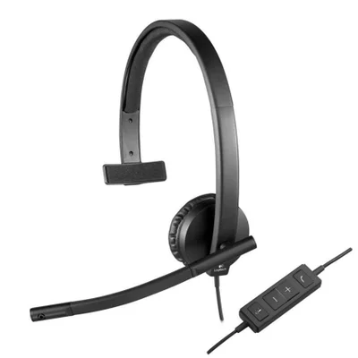 Headset Logitech H650E, Mono, USB, VC - 981-000513
